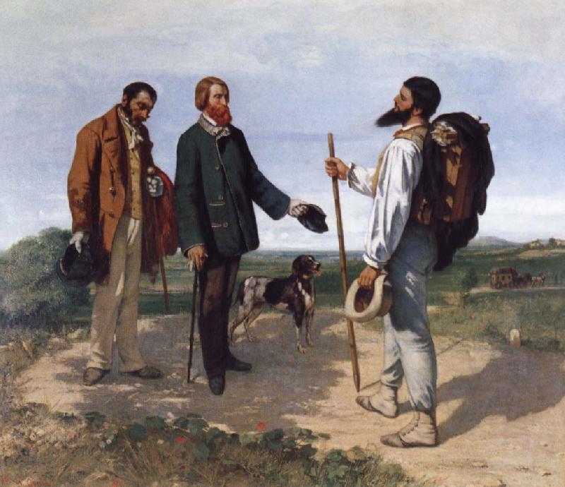 Gustave Courbet The Meeting oil painting image